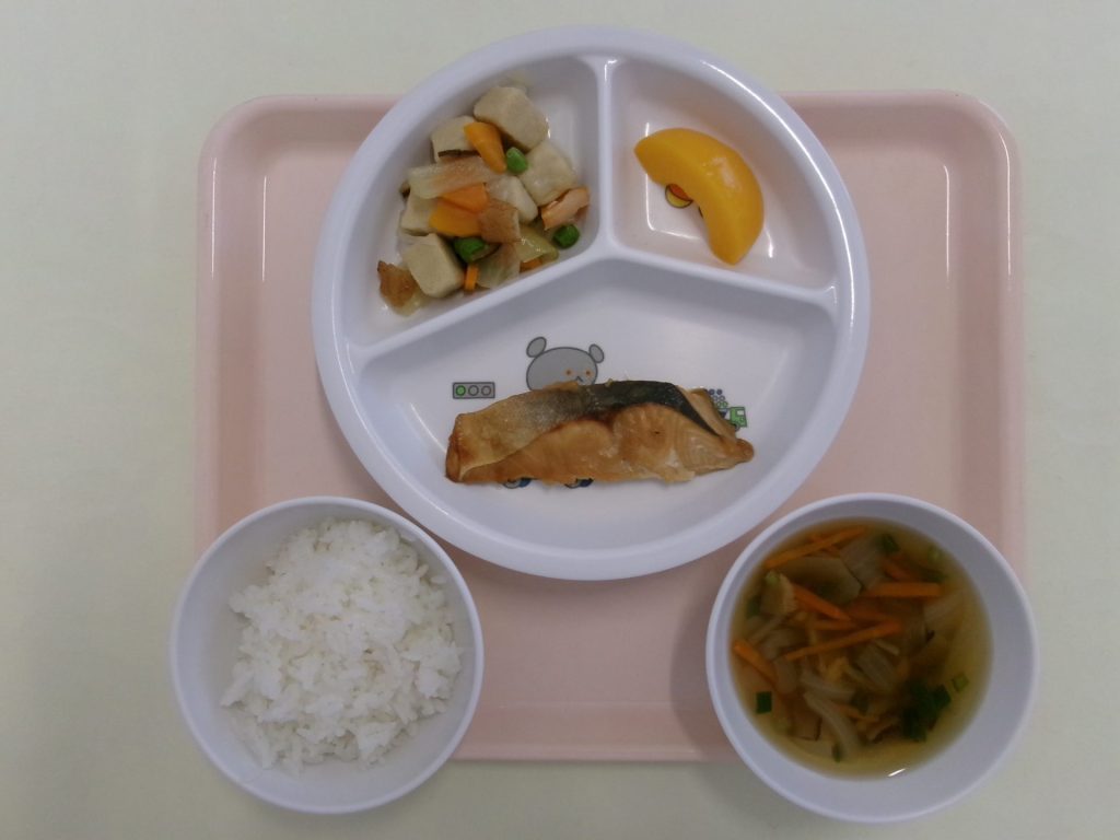 本日の給食（乳児部）