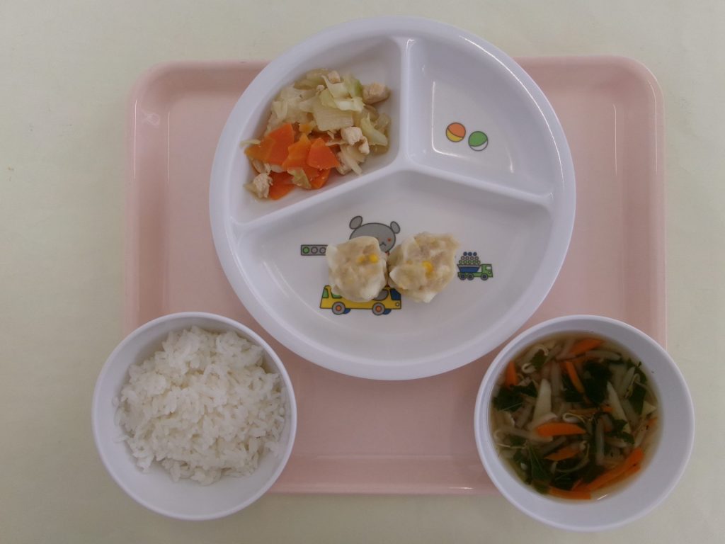本日の給食（乳児部）