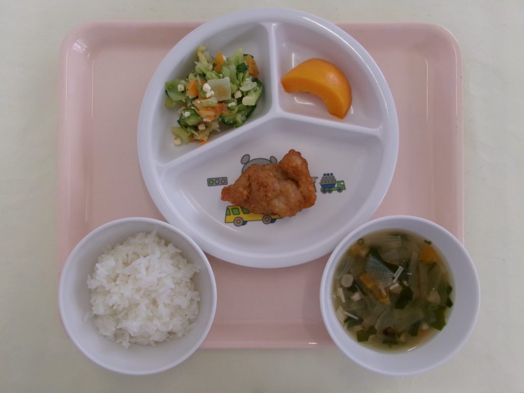 本日の給食（乳児部）