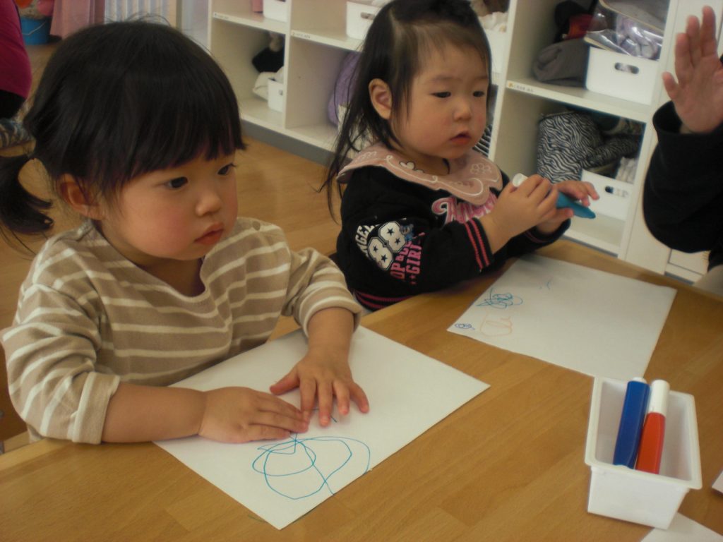 サインペンに挑戦！